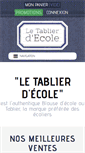 Mobile Screenshot of letablierdecole.com